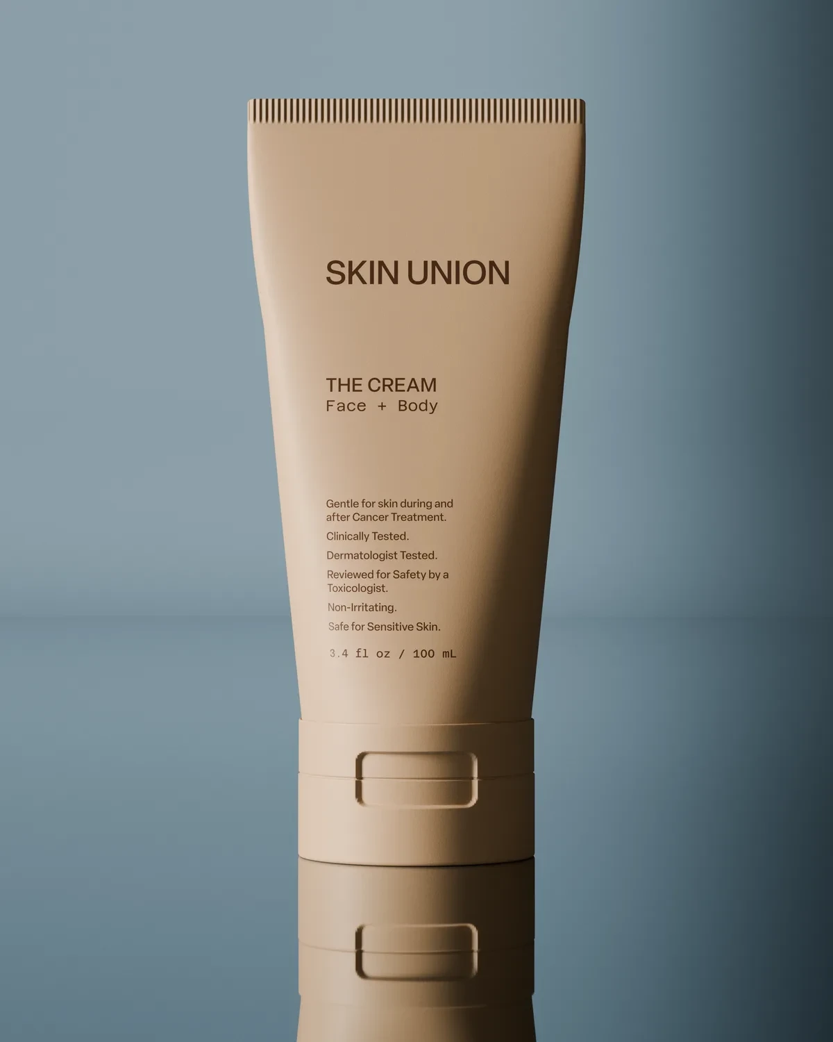 The Cream — a pale squeeze tube for face and body